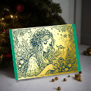 Search for woman christmas cards Green