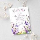 Search for lilac baby girl shower invitations Watercolor