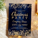 Search for navy christmas invitations Elegant typography