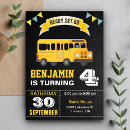 Search for school bus invitations Modern