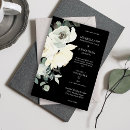 Search for black white blue wedding invitations Modern