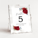 Search for burgundy navy floral wedding table cards Watercolor