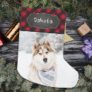 Search for flannel christmas stockings Dog
