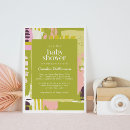 Search for lime green baby shower invitations Modern