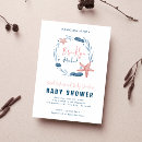 Search for sea life baby shower invitations Watercolor