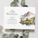 Search for our greatest adventure baby shower invitations Let the adventure begin