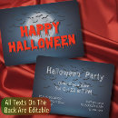 Search for typography halloween invitations Gothic
