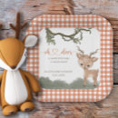 Search for deer baby shower plates Hand lettering