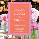 Search for fuschia wedding invitations Tropical