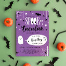 Search for purple halloween invitations Black