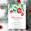 Search for red green christmas invitations Dinner party