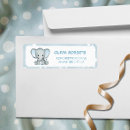 Search for zoo return address labels Blue