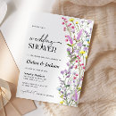 Search for floral shower wedding invitations Modern