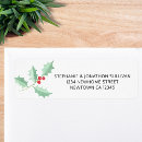 Search for holly leaf return address labels Berries