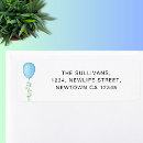 Search for balloons return address labels Cute