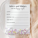 Search for newlywed advice cards Mr and mrs