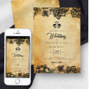 Search for october wedding invitations Skull