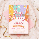 Search for boho 4th birthday invitations Flowers