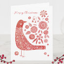 Search for folk art christmas cards Floral