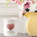 Search for gold glitter heart mugs Pink