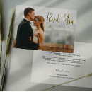 Search for real foil wedding thank you cards Chic