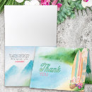 Search for luau thank you cards Watercolor