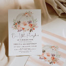 Search for peach birthday invitations Girl