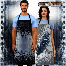 Search for denim aprons Navy blue