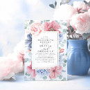 Search for dusty blue floral rehearsal dinner invitations Eucalyptus leaves