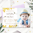 Search for sunflower photo birthday invitations Honey bee