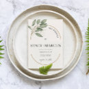 Search for gold accents invitations Greenery