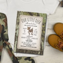 Search for camo baby boy shower invitations It's a boy