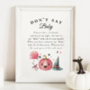 Search for clothespin baby shower games Don't say baby