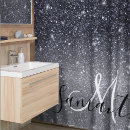 Search for black glitter shower curtains Glam