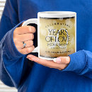 Search for golden anniversary coffee mugs Milestone