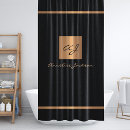 Search for black glitter shower curtains Monogrammed