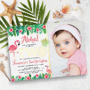 Search for 2nd flamingo birthday invitations Luau