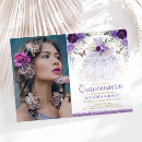 Search for purple sweet 15 invitations Mexican spanish latina cumpleaños