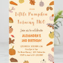 Search for turning two invitations October