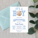 Search for baseball baby shower invitations Blue