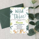 Search for safari 3rd birthday invitations Third