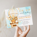 Search for hot air balloon baby boy shower invitations Adventure