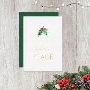 Search for peace and joy christmas cards Greenery