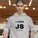 Search for web hoodies Javascript