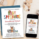 Search for woodland baby sprinkle invitations Rustic