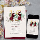 Search for burgundy and gold quinceanera invitations Daughter