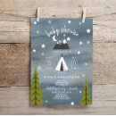 Search for wilderness baby shower invitations Watercolor