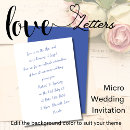 Search for micro wedding invitations Script