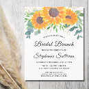 Search for sunflower bridal brunch invitations Watercolor
