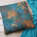 Search for metallic copper cushions Patina